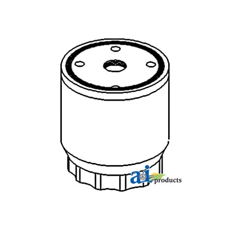 A & I Products Filter, Fuel 4" x3" x3" A-3218794R91